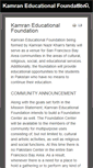 Mobile Screenshot of kamraneducationalfoundation.org